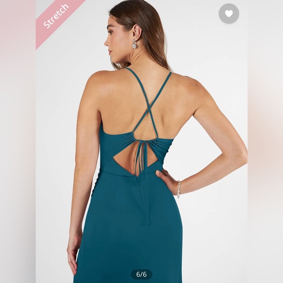 Azazie Kamali Ink Blue - Custom Size (6/8) - Picture 6 of 8